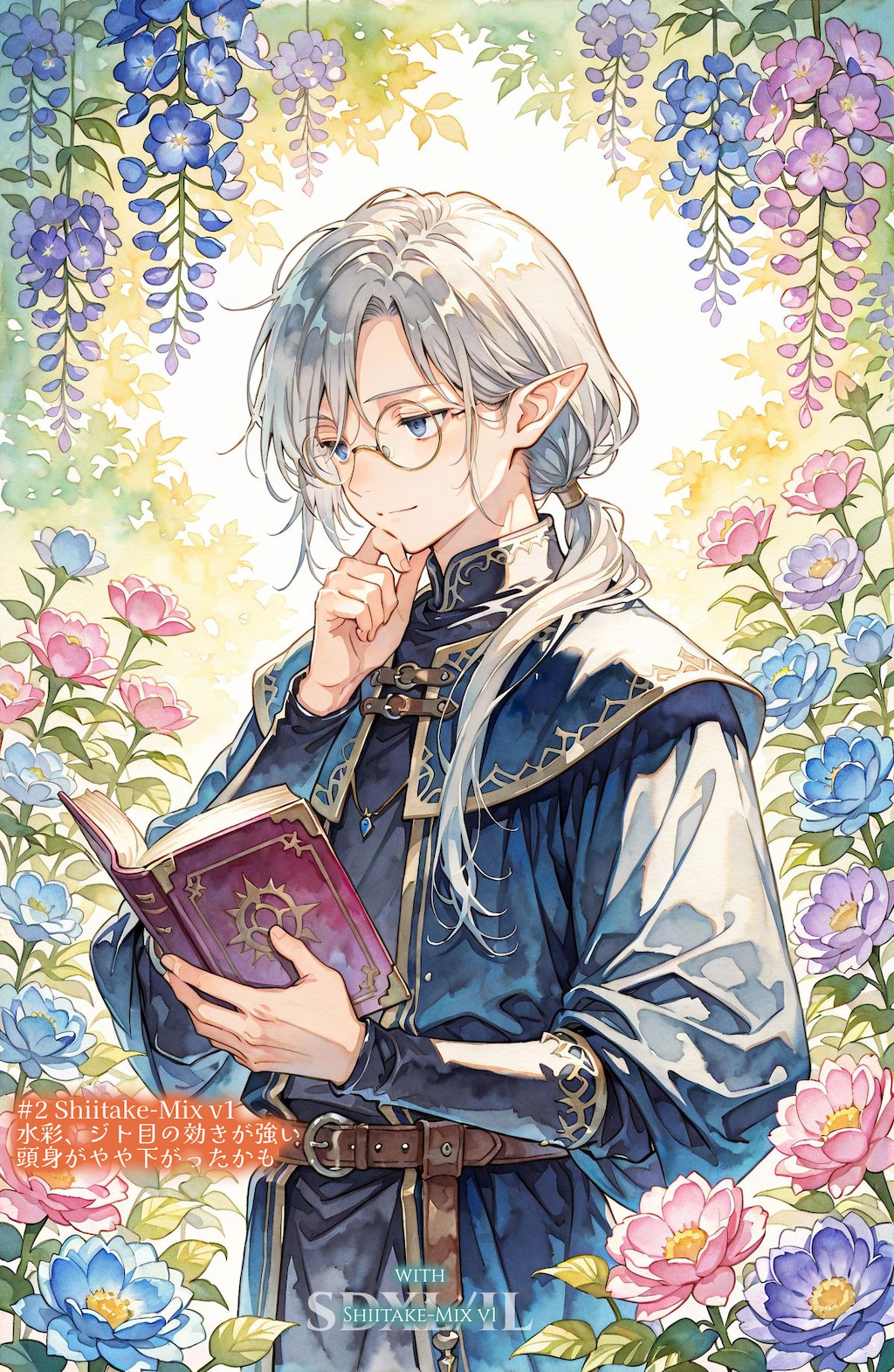 灰髪エルフと庭園の調査