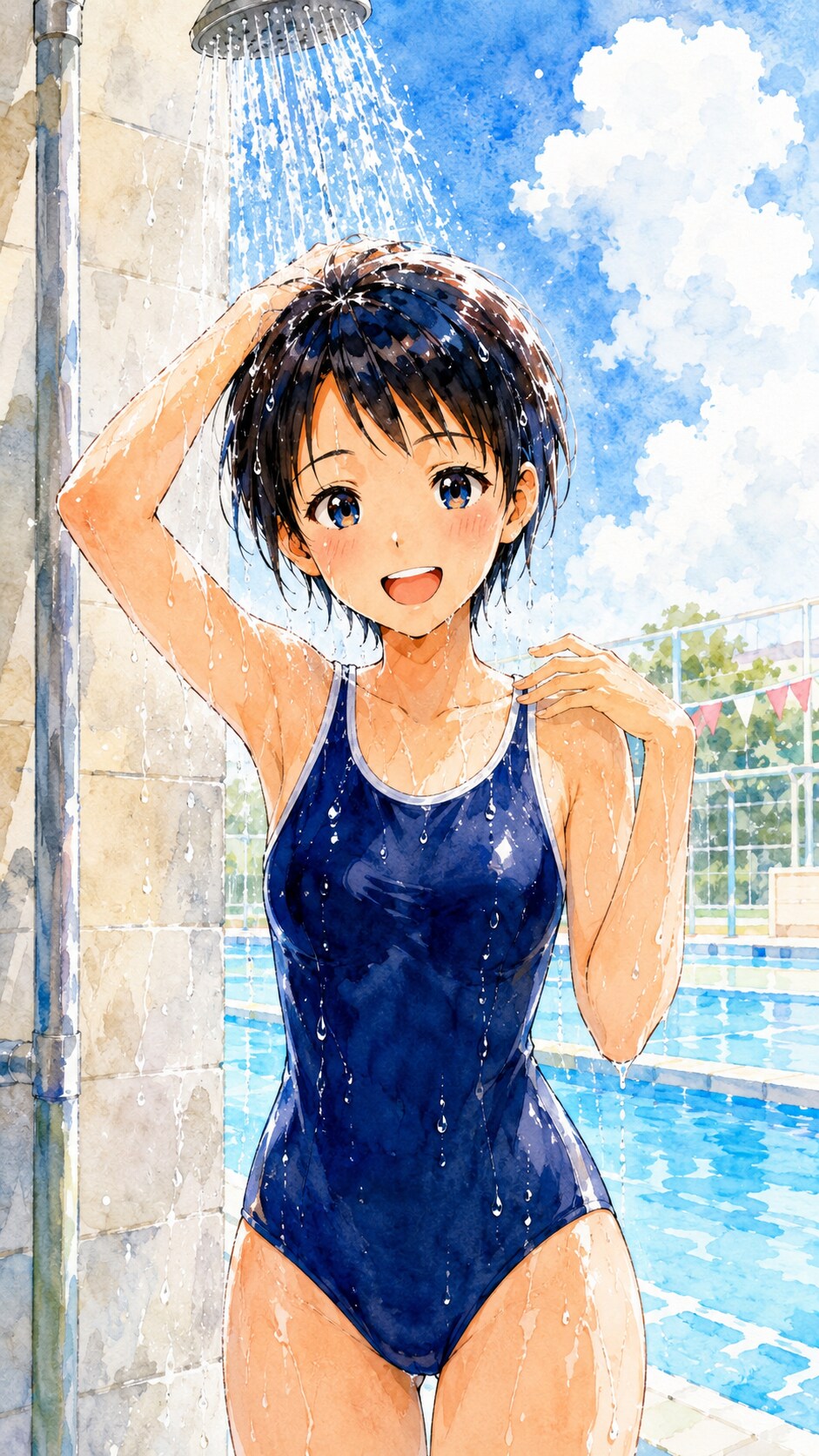 一緒にシャワー浴びる？