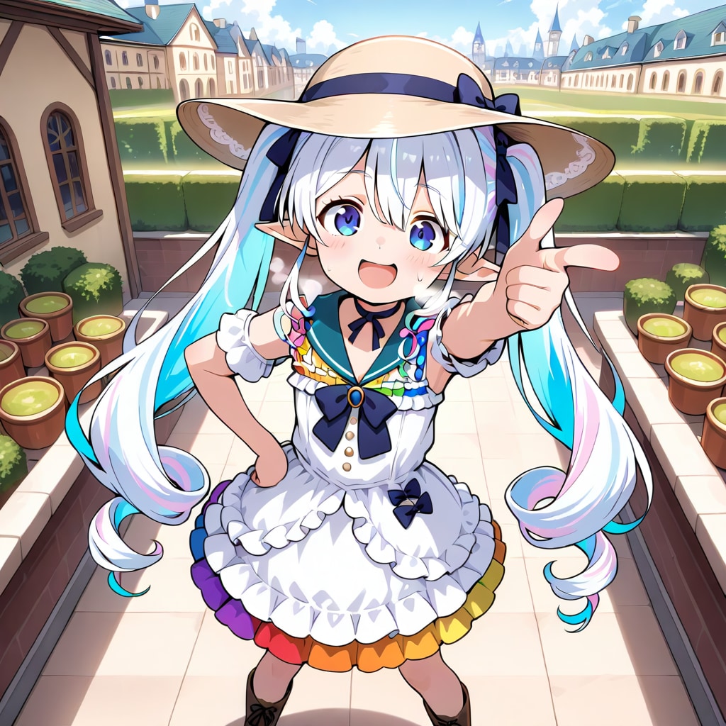 カラフルフリフリ制服 | の人気AIイラスト・グラビア