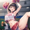 【ミニ写真集】 私はあなたの人生を応援します！I字巨乳開脚チアガール 2枚目