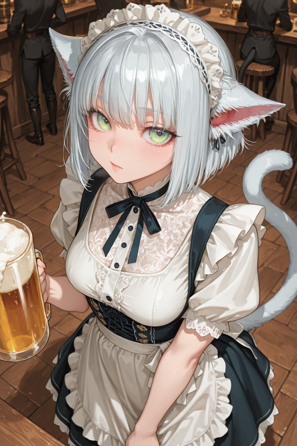 【#けもみみ酒場にようこそ】うちの子　エルフメイドのエルミアーナ