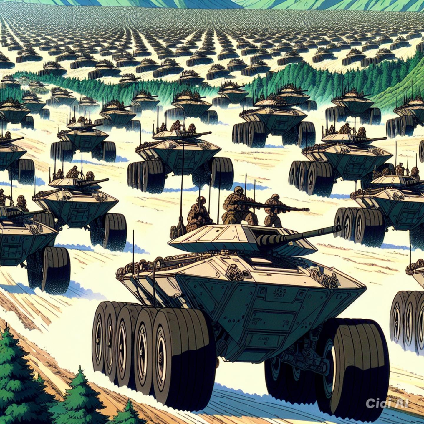 GC戦 装甲車