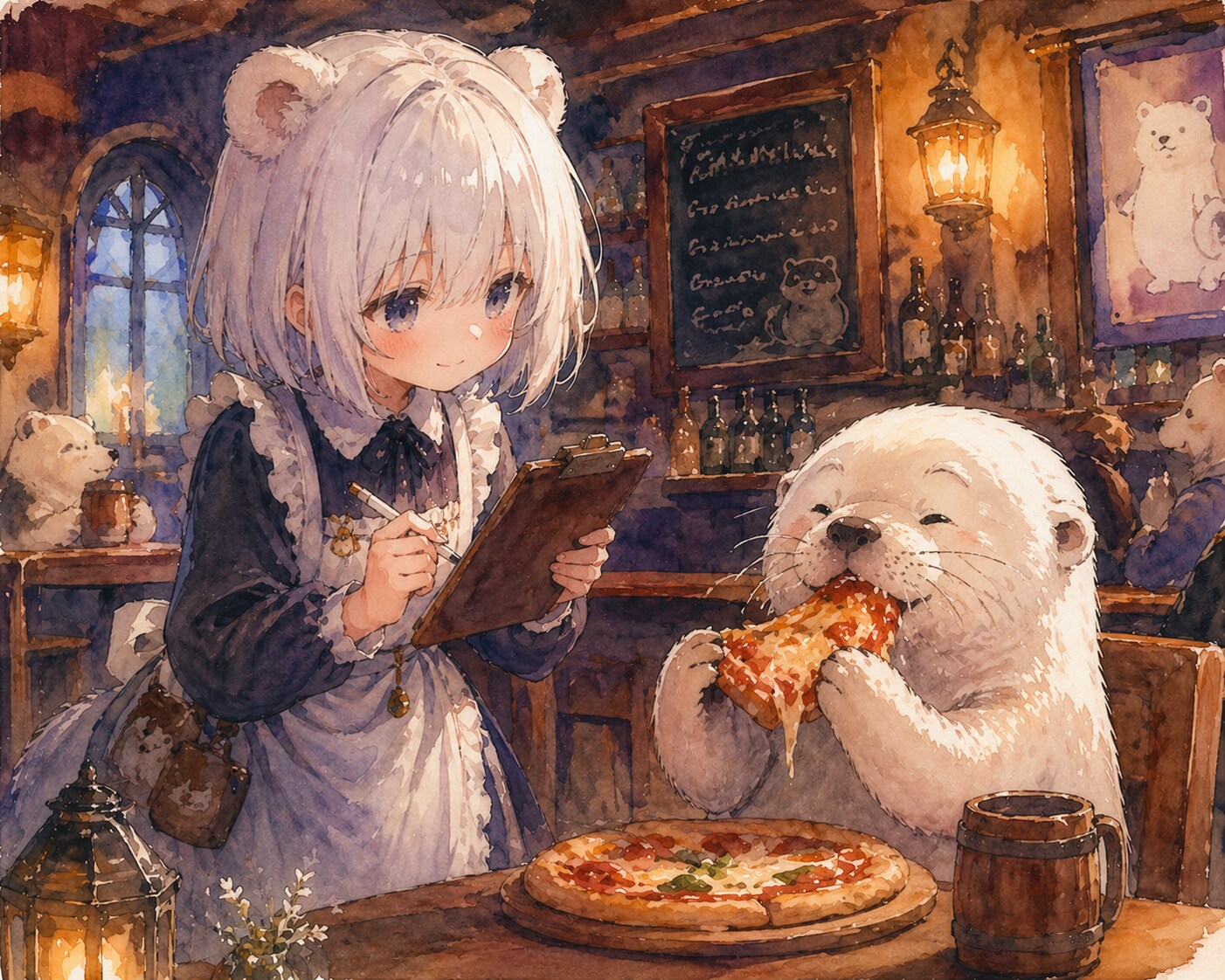 酒場の白くま-GPT images2.0編