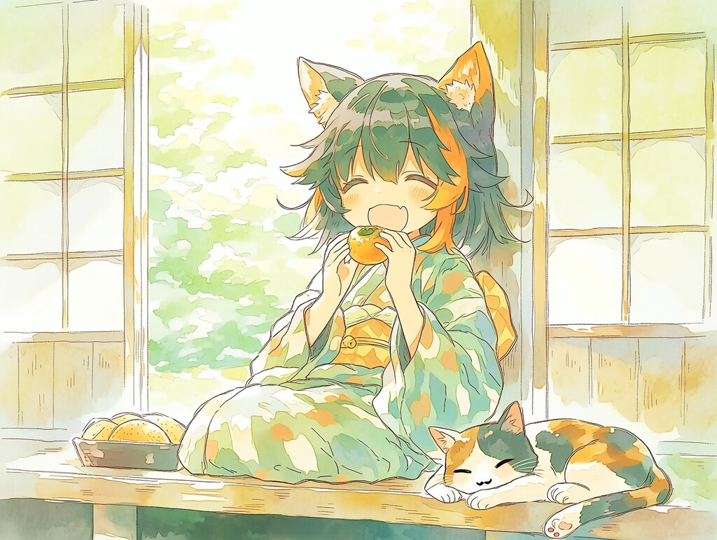 8５.「み」→「みかん」鈴九　niji7