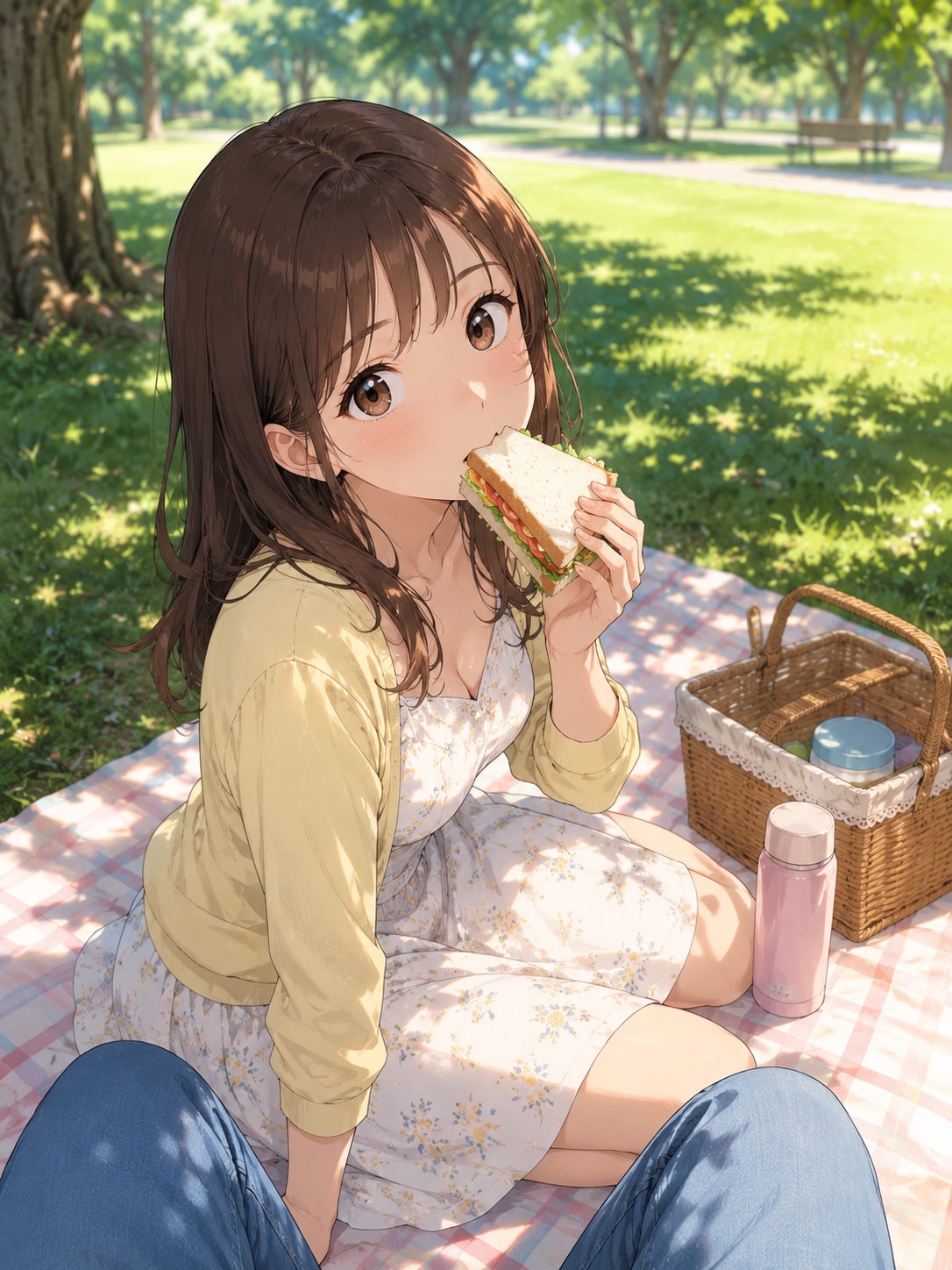 ピクニックのひととき | の人気AIイラスト・グラビア