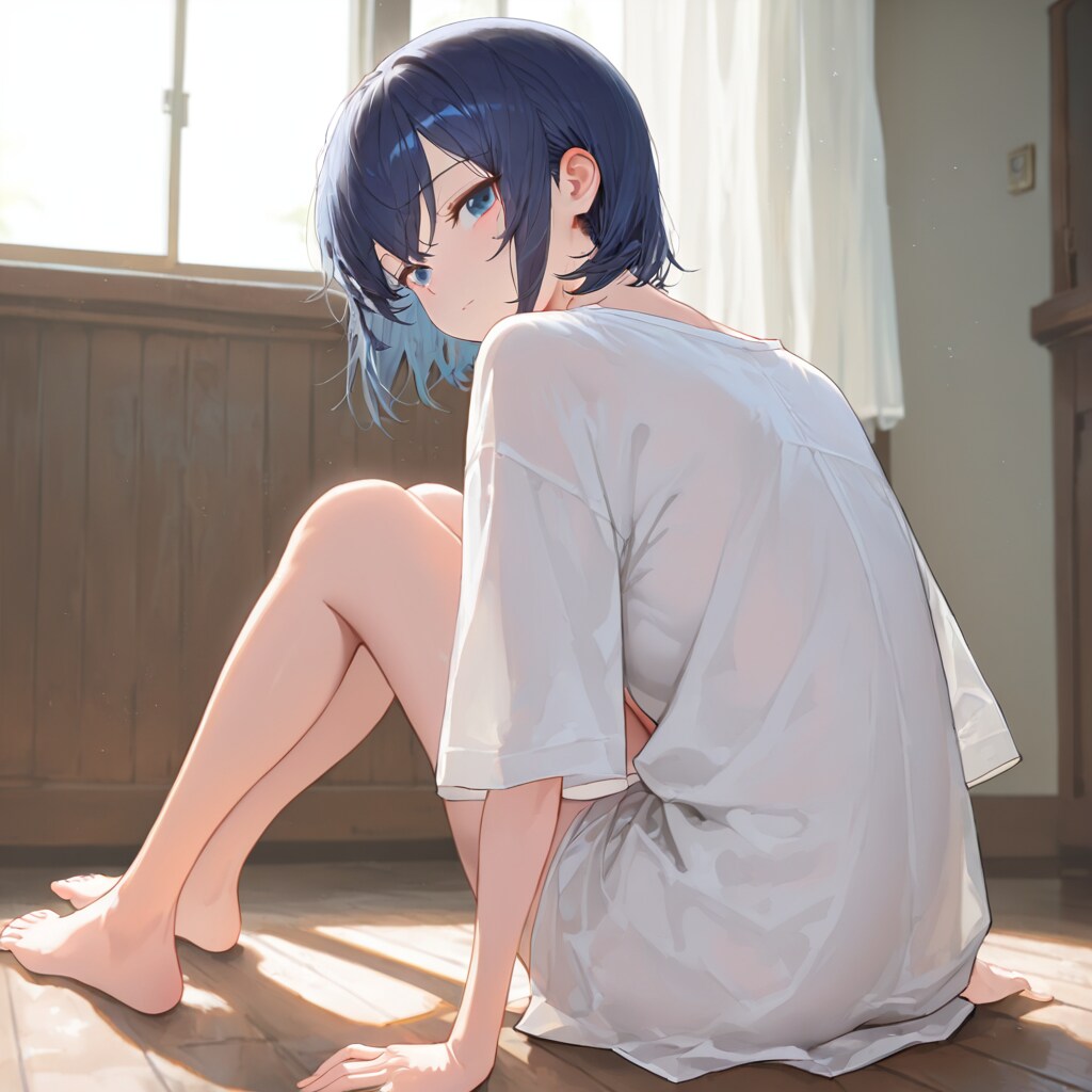 朝の光とストレッチ