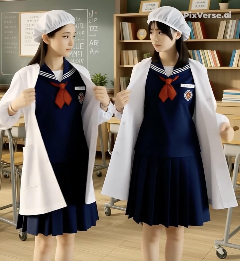 給食当番（脱衣編2/2）