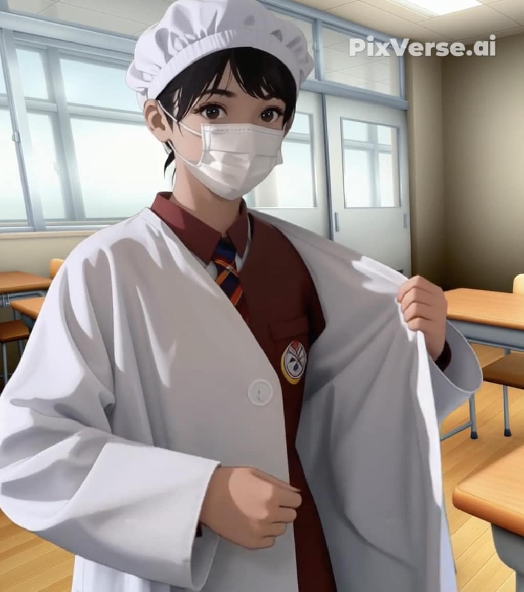 給食当番（脱衣編2/2）