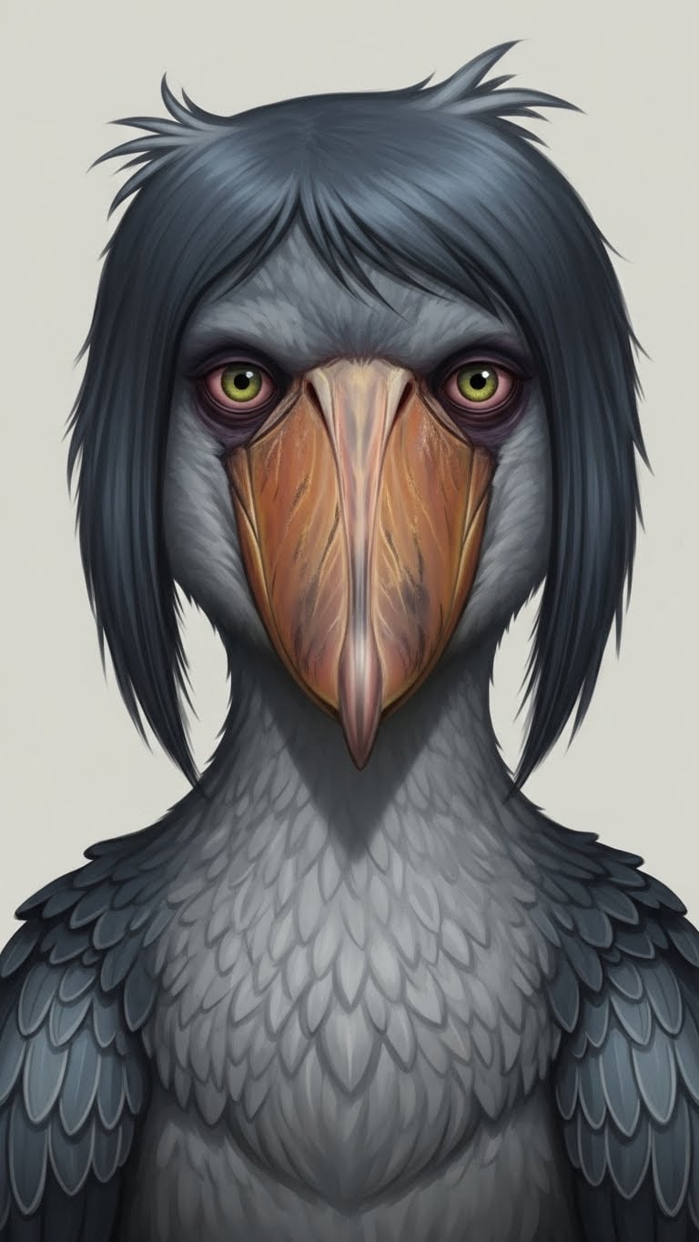 2025/12/14もハシビロコウよ〜？ | の人気AIイラスト・グラビア