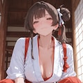 試作 「APRICOT」 床拭き掃除巫女さん。R 2枚目