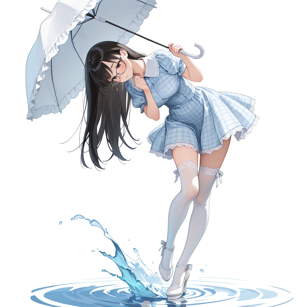 詩織ちゃん、雨の日に…