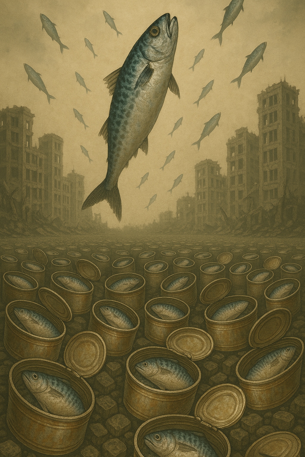 終末を迎える星から退避する魚たち | の人気AIイラスト・グラビア