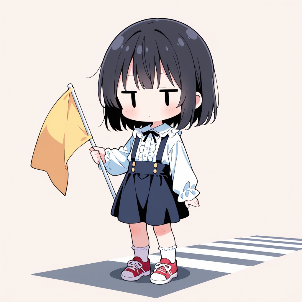 道路を横断する