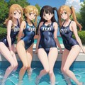 日本の夏、スク水の夏 3枚目