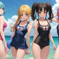 日本の夏、スク水の夏 4枚目