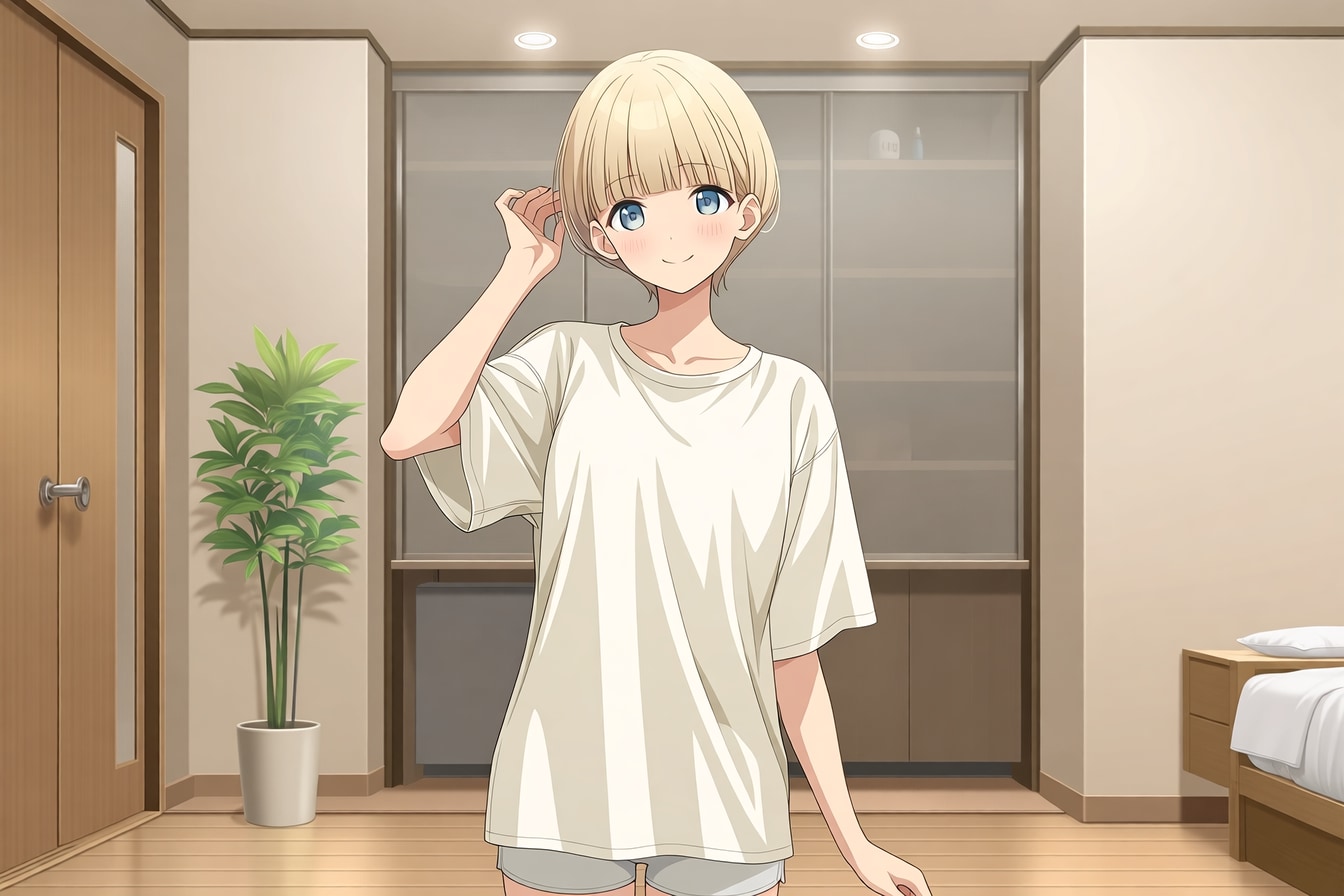マッシュカットの子✨116