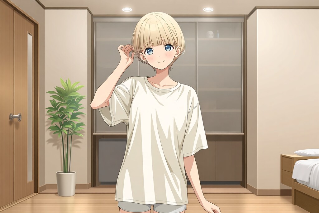 マッシュカットの子✨116
