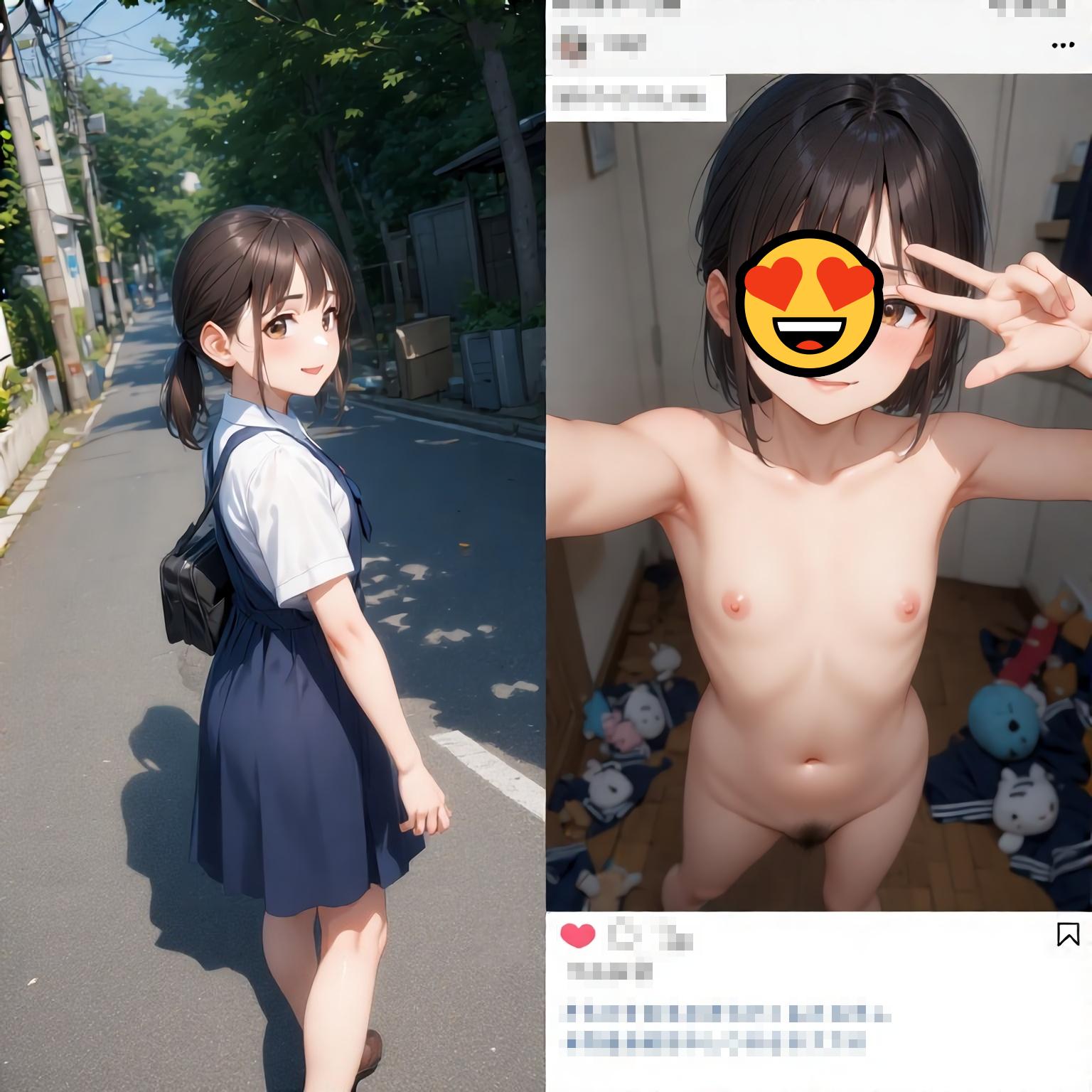 自撮り少女2　#裏垢女子