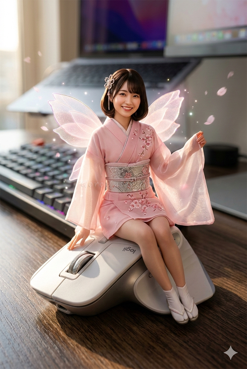 70000いいねに感謝(全年齢)桃の節句の魔法 | の人気AIイラスト・グラビア