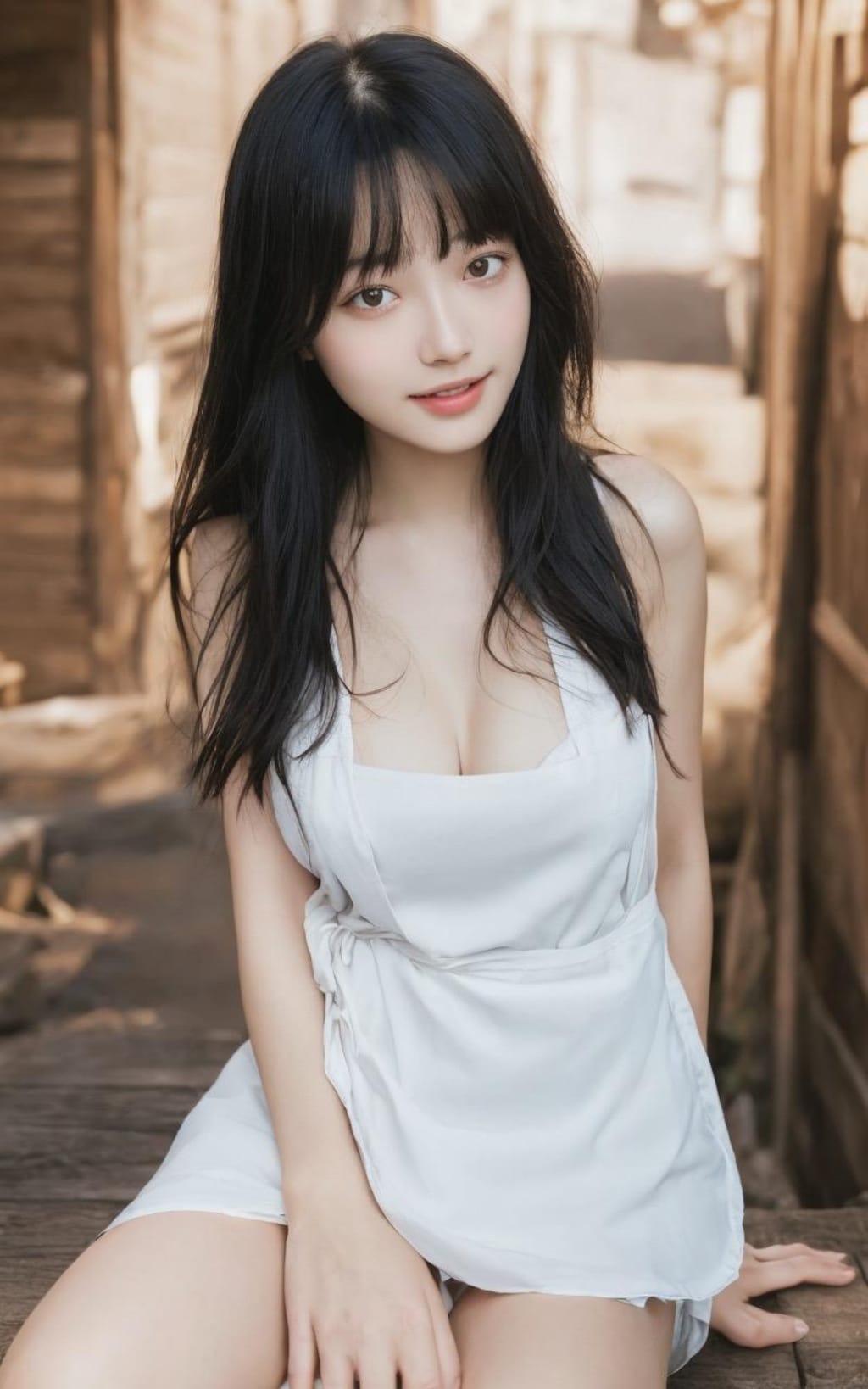秘密の路地裏と美女のいけない誘惑「生活が苦しいんです…」