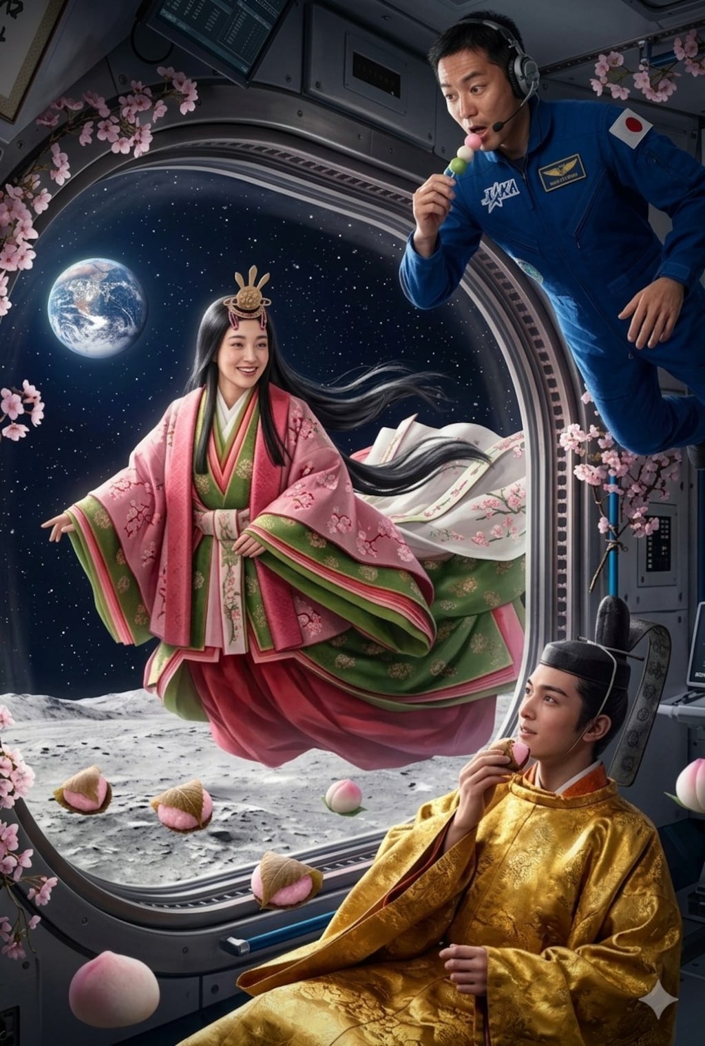 かぐや姫と花見