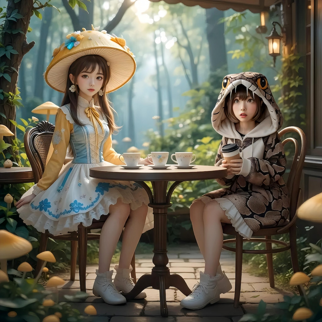 「やっと会えた、嬉しい！」ウチノコちゃん＆きのこノコちゃん