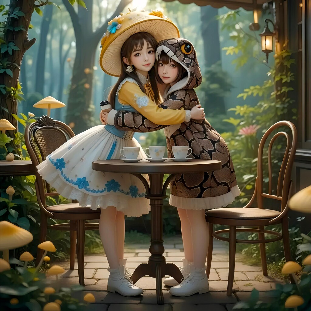 「やっと会えた、嬉しい！」ウチノコちゃん＆きのこノコちゃん