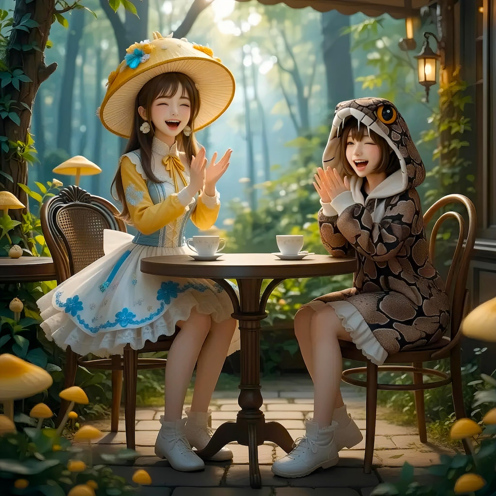 「やっと会えた、嬉しい！」ウチノコちゃん＆きのこノコちゃん