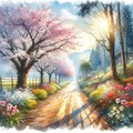 春の田舎道 3枚目