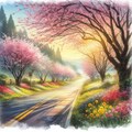 春の田舎道 6枚目
