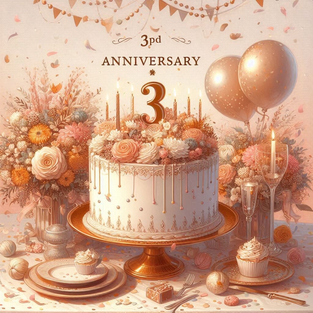 Dalleさんから３周年のお祝いです