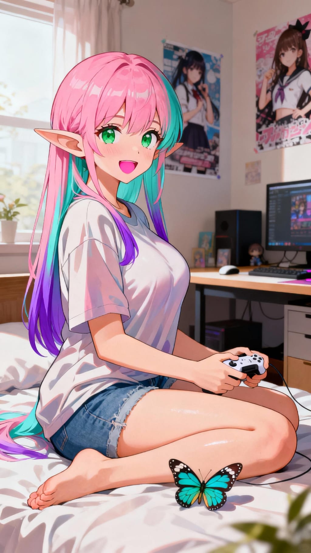 「さぁ、今度は負けないでね？よそ見しちゃだめだよ？」（ごめん……ユノさん。視線誘導されてしまいます…）