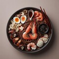 褐色肌のseafood noodle 3枚目