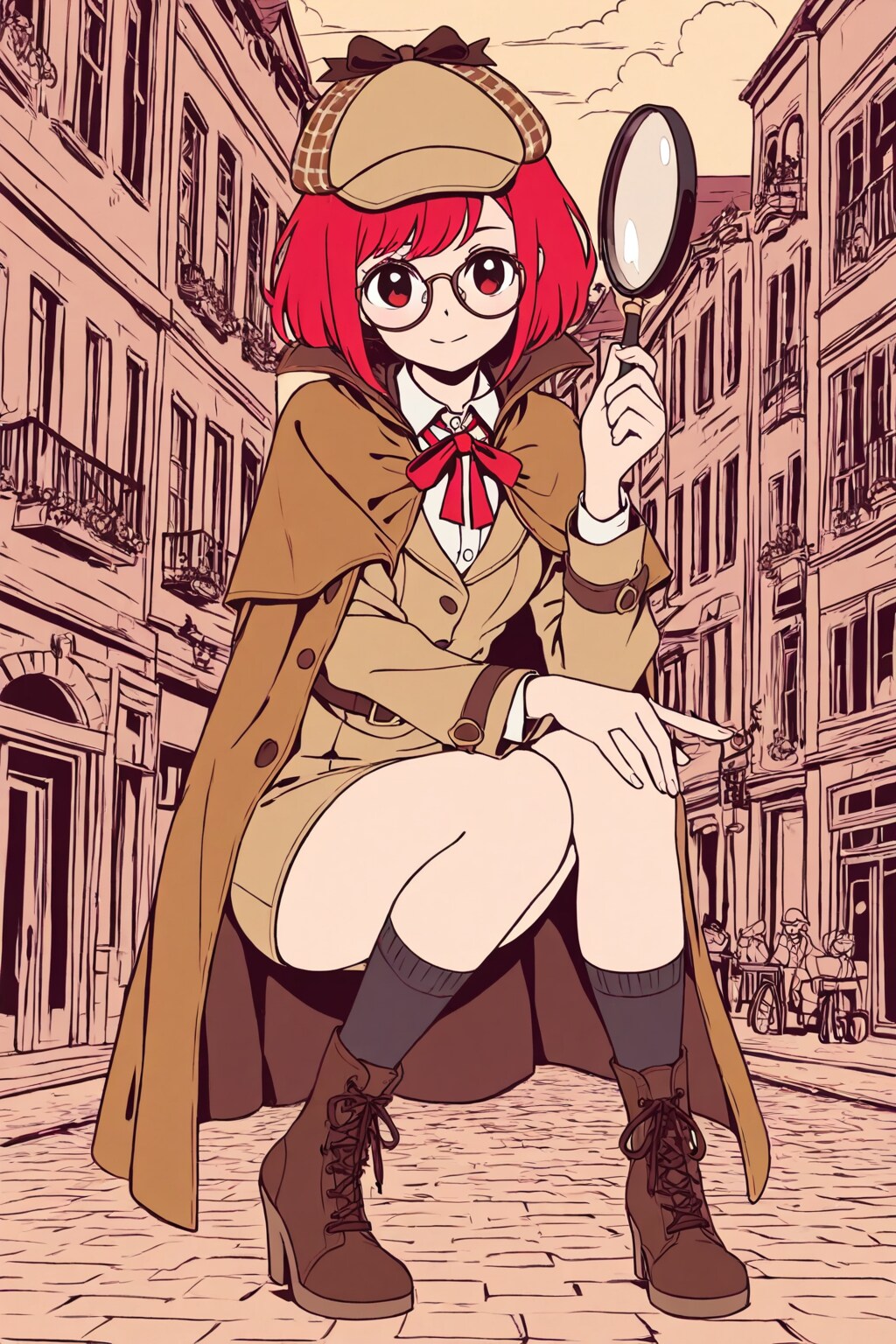 探偵の赤髪ちゃん