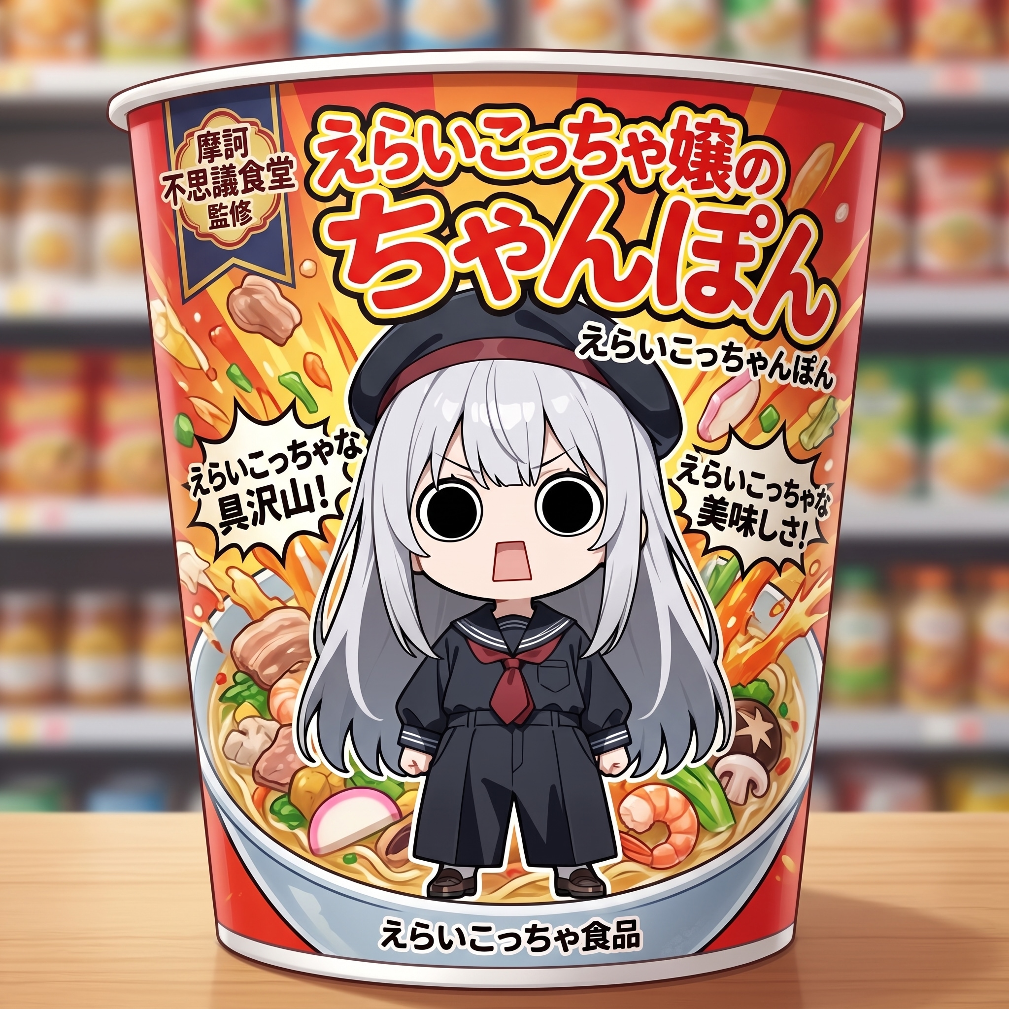 えらいこっちゃんぽんカップ麺版 | の人気AIイラスト・グラビア