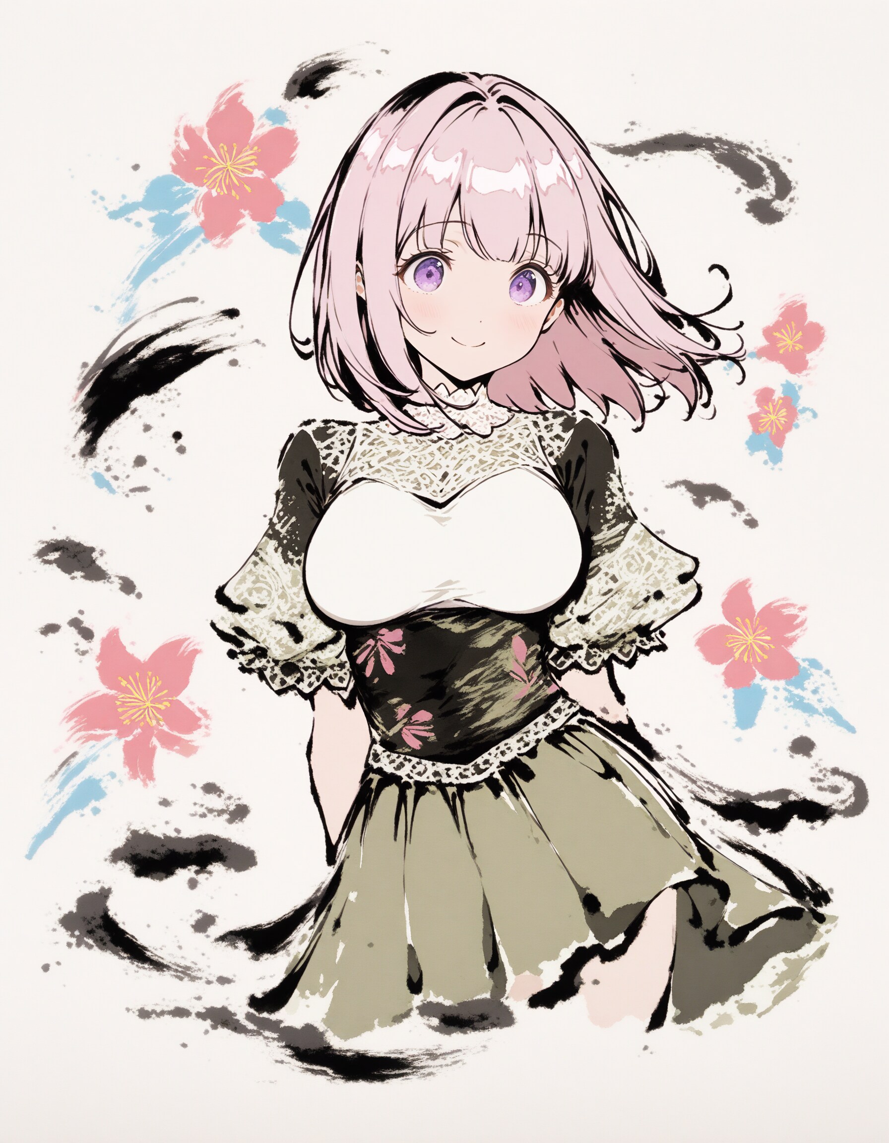 水墨画姉さんXL | の人気AIイラスト・グラビア