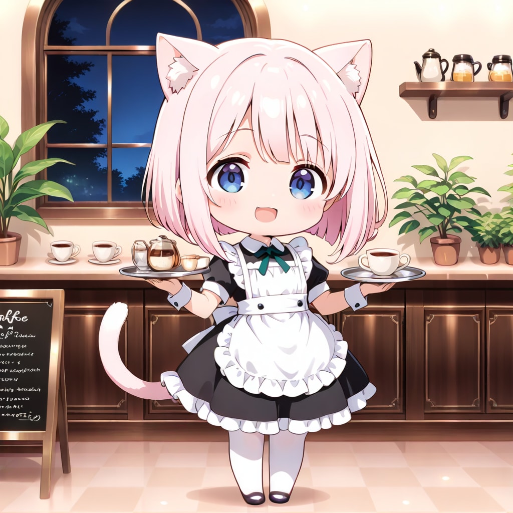 こんばんにゃん！何にしますかにゃん？ | の人気AIイラスト・グラビア