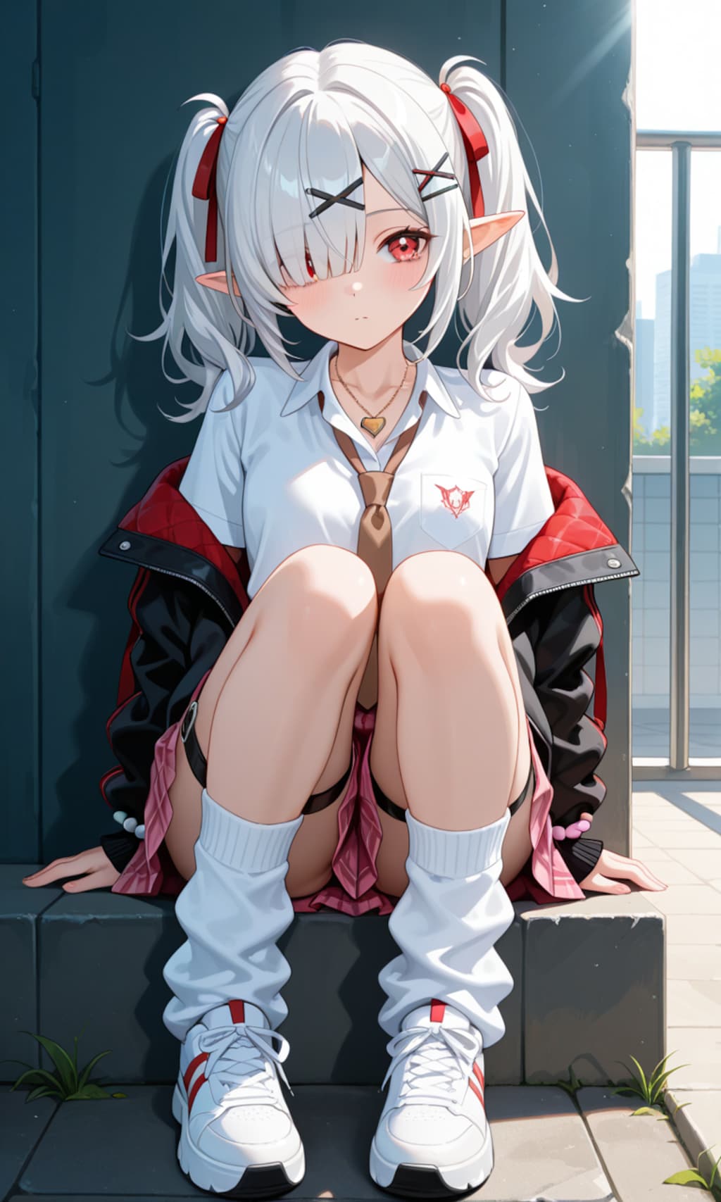 服装の違うシロネさん