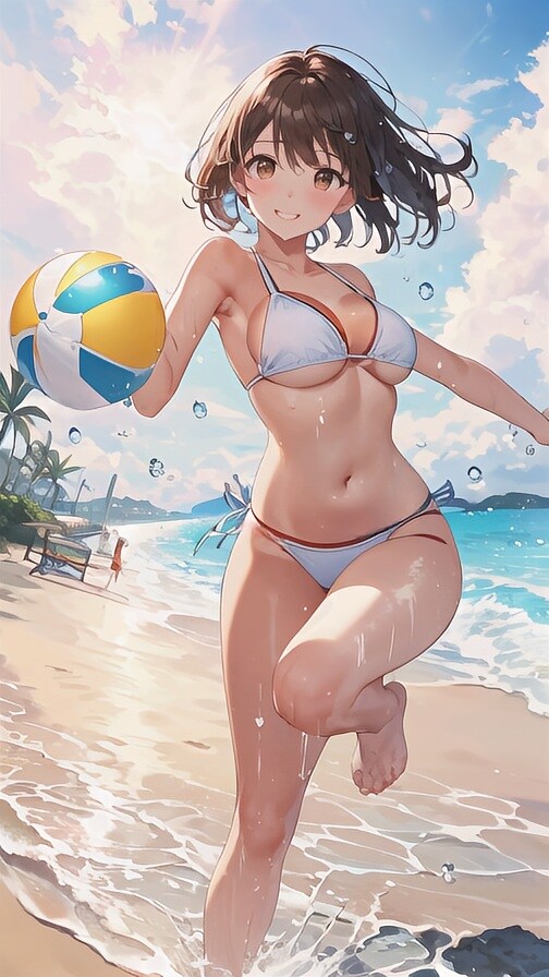 夏を先取り（ショートヘアver）