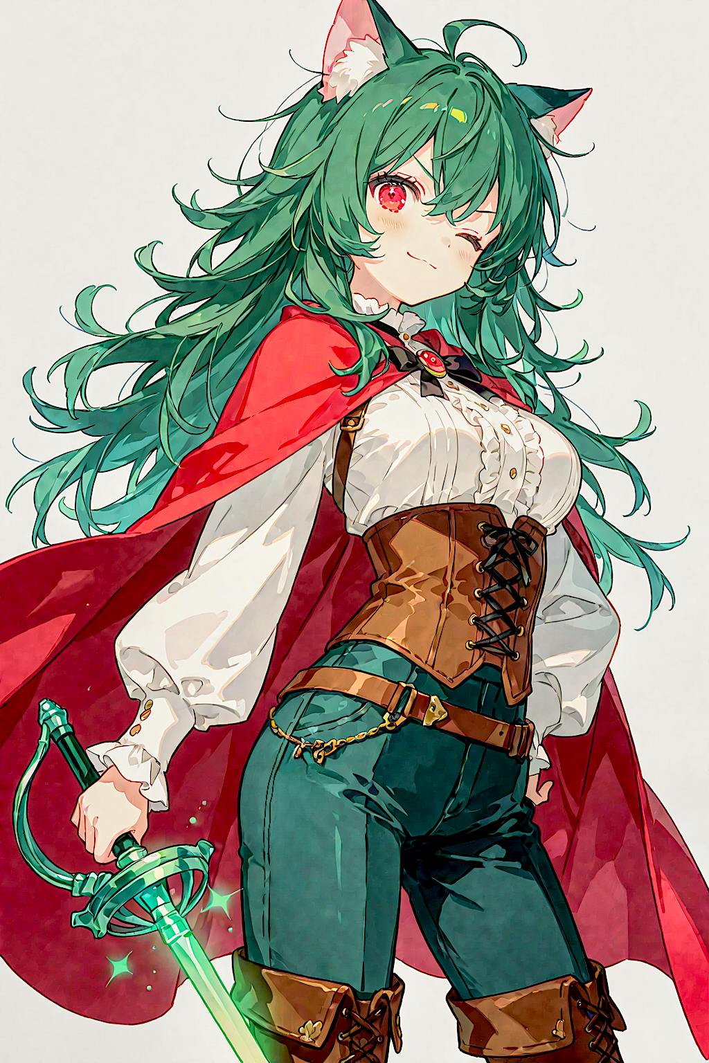 【誕生日FA御礼】薔薇騎士と猫耳剣士【夢エリ】 (for でんすけ さん)