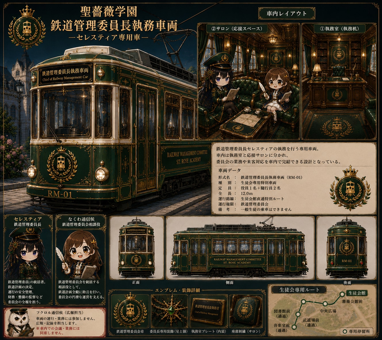 聖薔薇学園編〜鉄道管理委員長執務車両〜