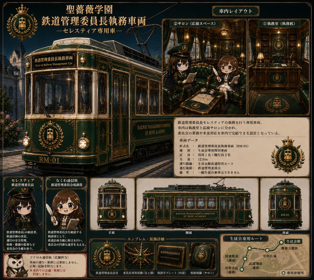 聖薔薇学園編〜鉄道管理委員長執務車両〜