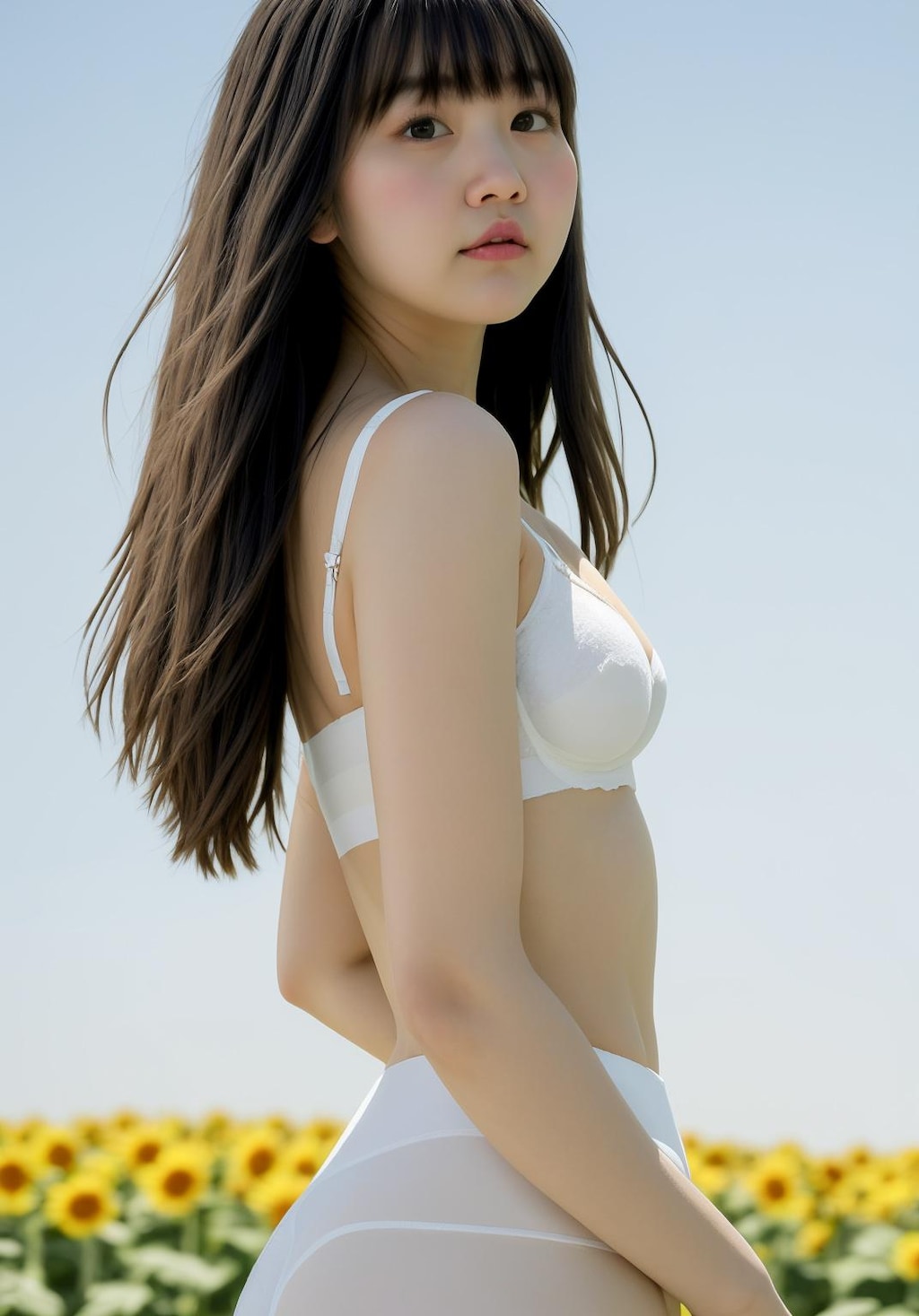 香耶5「ひまわり畑で」