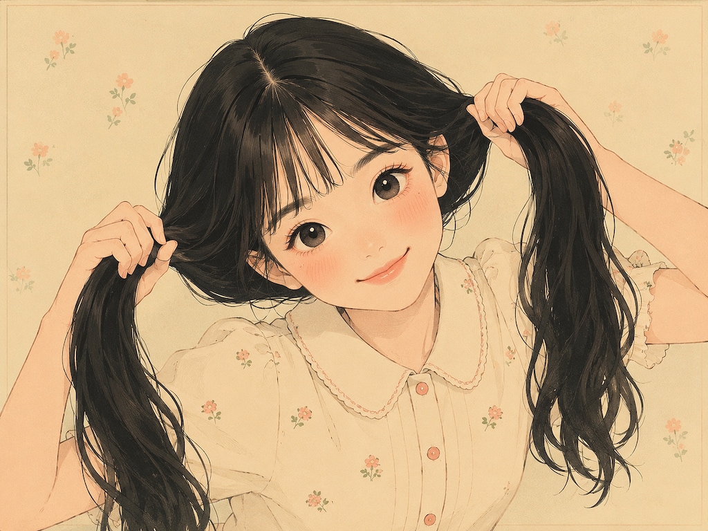 手ツインテ