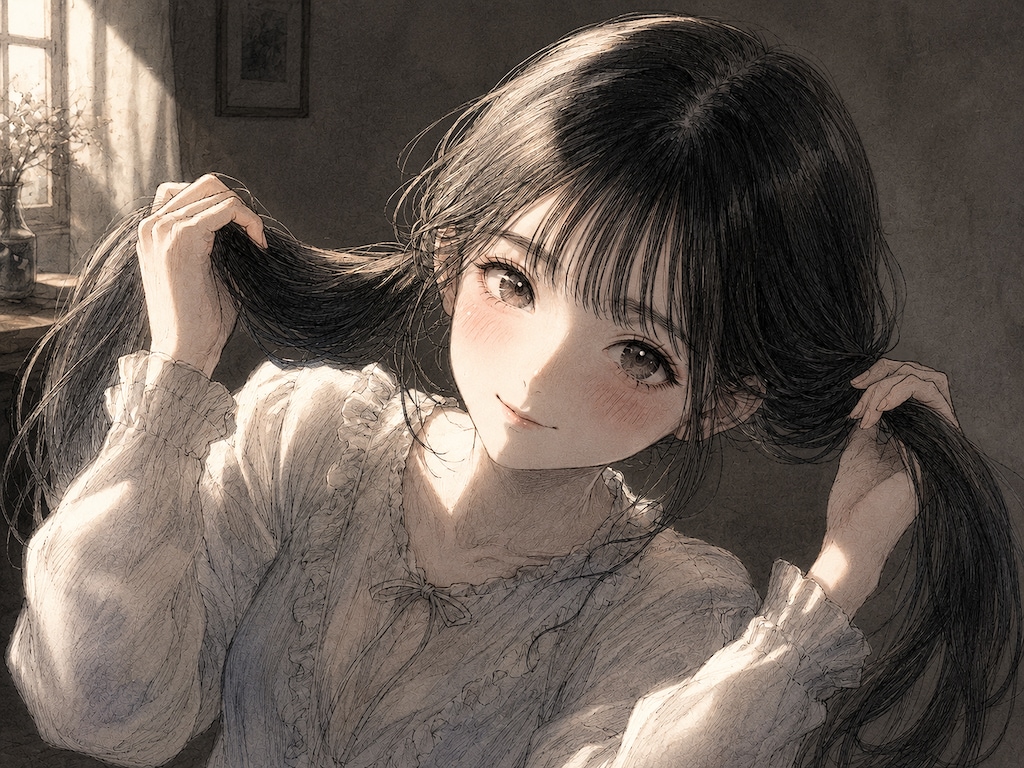 手ツインテ