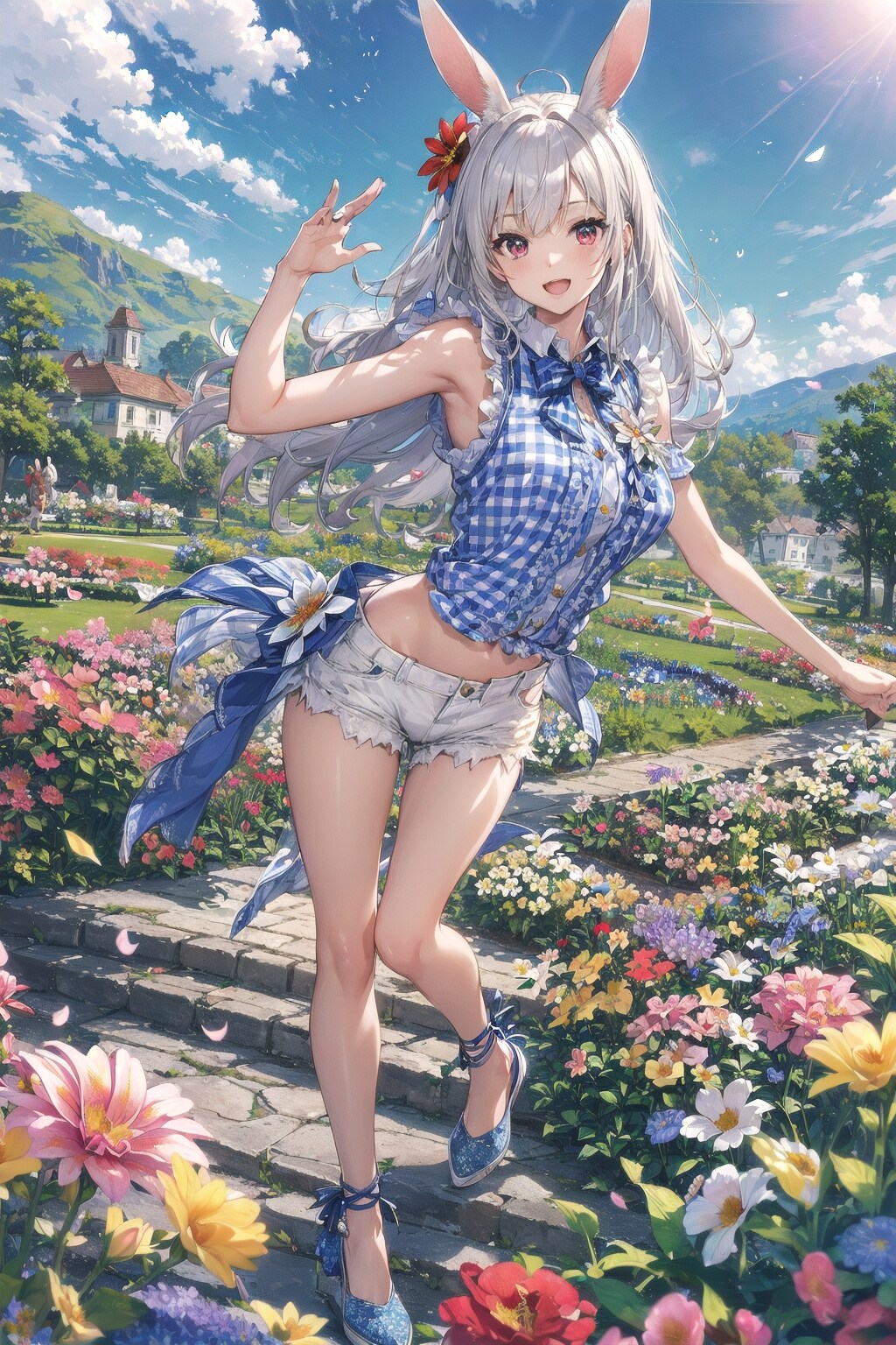 みみのお庭なのです🌷🌸🌺🌻🐰✨