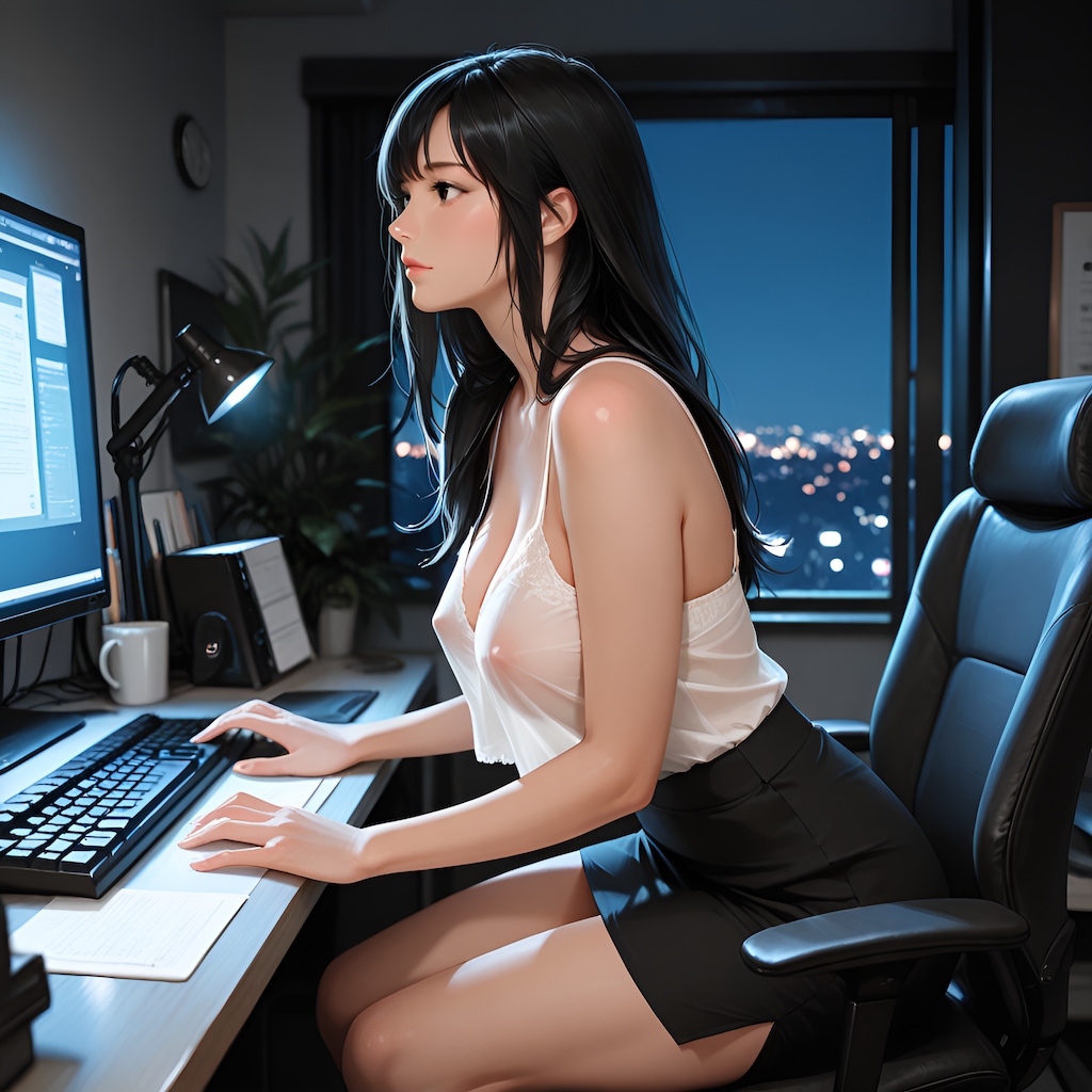 残業中の息抜き