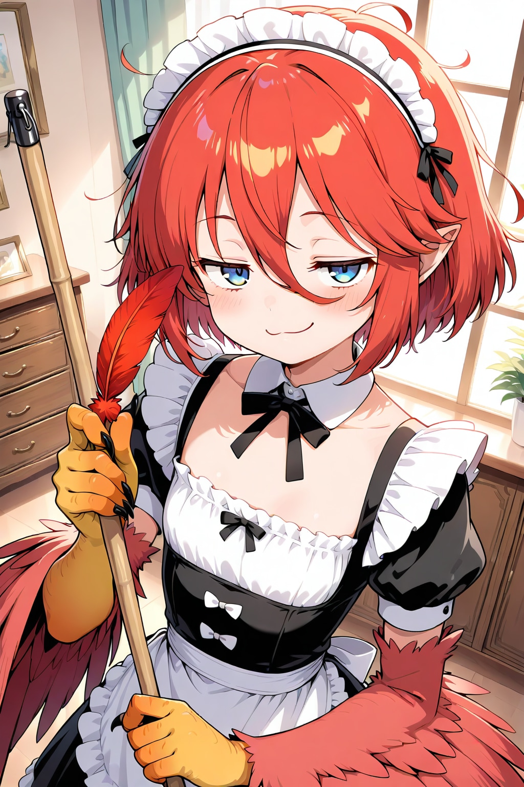 449 ハーピィのメイドさん(懲りてない)