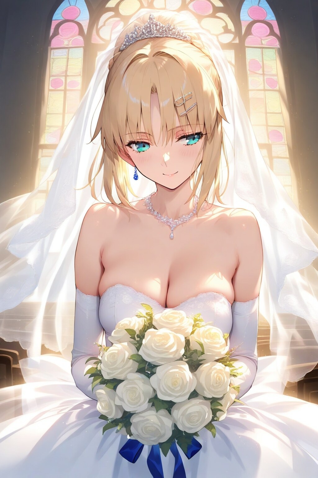 ウェディングドレス姿のセイバー　ー #WAVE Ver.01 ー