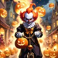 ピエロがハロウィンにやって来た！ 3枚目